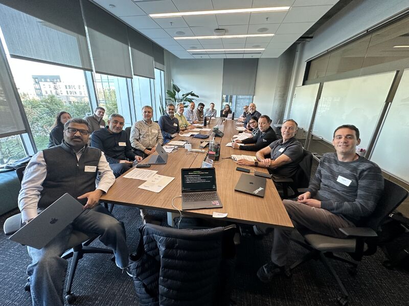 Greg Walker leading a roundtable discussion at SuccessLab